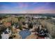 Panoramic aerial image of a residential area featuring diverse housing and community amenities at 3834 Upland Dr, Marietta, GA 30066