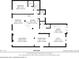 Main level floor plan showcasing the kitchen, living room, and study at 648 Ocean Ave, Canton, GA 30114