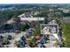 Aerial view of the Bentwater Golf Club neighborhood and surrounding residential homes at 76 Misty View Ln, Acworth, GA 30101