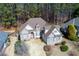 Beautiful exterior elevation of home with brick facade, arched entry, and bay window at 76 Misty View Ln, Acworth, GA 30101