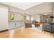 Bright open living area features a chandelier, and wrought iron railing at 130 Woodlawn Ne Dr, Marietta, GA 30067