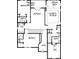 Second floor layout with sitting area, retreat, bedrooms and bathrooms at 4770 Briscoe Dr, Cumming, GA 30028