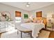 Cozy bedroom with hardwood floors, natural light, and stylish furnishings at 807 Longwood Dr, Atlanta, GA 30305