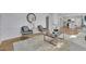 Open-concept design: living room flows into a bright, modern kitchen at 1040 Millridge Se Ln, Marietta, GA 30067