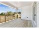 Spacious outdoor deck perfect for entertaining with wooden railing at 4480 Beechnut Cir, Cumming, GA 30028