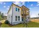 Beautiful exterior elevation with back deck and outdoor living space at 4480 Beechnut Cir, Cumming, GA 30028