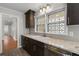 Kitchen featuring granite countertops, stainless steel appliances, and updated cabinets at 1385 Lucky Sw Ln, Mableton, GA 30126
