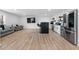 Open concept living space with a bar, kitchen, and living room area at 2949 Summitop Ne Ct, Marietta, GA 30066