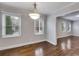 Dining area featuring hardwood floors, neutral paint and natural light at 1318 Beecher St, Atlanta, GA 30310