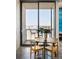 Charming balcony with dining set and expansive city views for relaxing or entertaining at 480 John Wesley Dobbs Ne Ave # 810, Atlanta, GA 30312