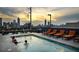 Rooftop pool featuring city views and lounge chairs for relaxing by the water at 480 John Wesley Dobbs Ne Ave # 810, Atlanta, GA 30312