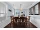 Formal dining room with seating for six and natural light at 3624 Bancroft Main Nw, Kennesaw, GA 30144