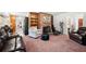 Spacious living room showcases brick fireplace and neutral accents at 3319 Colony Dr, Conyers, GA 30013