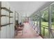 Relaxing screened-in porch with fan offers outdoor living space at 3319 Colony Dr, Conyers, GA 30013