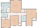Second floor plan showcasing the Primary bedroom, Primary bath, laundry and additional bedrooms at 1105 Fountain Head Ln, Lawrenceville, GA 30043