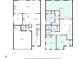 Floor plans featuring living room, kitchen, dining area, garage, foyer, primary bedroom, and loft at 3557 Ashcroft Se Dr, Smyrna, GA 30080