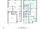 Floor plans featuring living room, kitchen, dining area, garage, foyer, primary bedroom, and loft at 3557 Ashcroft Se Dr, Smyrna, GA 30080