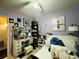 Comfortable bedroom with soft, lilac walls at 3356 Hollow Ct, Lawrenceville, GA 30044