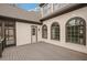 View of the backyard and screened porch from an elevated deck at 583 Carl Sanders Dr, Acworth, GA 30101