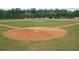A well kept baseball field with manicured dirt and grass ready for a baseball or softball game at 583 Carl Sanders Dr, Acworth, GA 30101