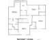 Second-level floor plan of home at 583 Carl Sanders Dr, Acworth, GA 30101