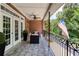 Charming balcony with wrought iron railing offering a lovely outdoor space with comfortable seating at 1950 Buford Dam Rd # 105, Cumming, GA 30041