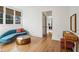 Cozy sitting room with hardwood floors, stylish furniture, and ample natural light at 1297 Swims Valley Nw Dr, Atlanta, GA 30327