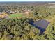 Expansive aerial view of the community highlighting the greenery, sports fields, and surrounding landscape at 427 S Columbia Dr, Decatur, GA 30030