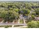 Birds eye view of several properties lining a street, set amongst a dense canopy of trees at 427 S Columbia Dr, Decatur, GA 30030