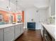 Beautiful kitchen boasting an island, modern appliances, and pendant lighting at 427 S Columbia Dr, Decatur, GA 30030