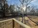 View from new wood deck overlooking backyard at 155 Emily Dr, Whitesburg, GA 30185