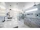 Spacious bathroom with a large glass shower, freestanding tub, and modern fixtures at 1812 Hunters Gln, Marietta, GA 30062