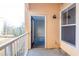 Balcony showing the entrance to the unit, a large window, and exterior views at 10 Perimeter Summit Ne Blvd # 3204, Atlanta, GA 30319