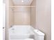 Clean bathroom featuring a bathtub with tile surround and modern fixtures at 10 Perimeter Summit Ne Blvd # 3204, Atlanta, GA 30319