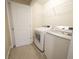 Laundry room features modern washer and dryer at 951 Plaza Park Walk # 50, Kennesaw, GA 30144
