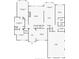 Layout of the first floor at 955 Golf View Ct, Dacula, GA 30019