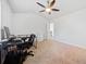 This office features a ceiling fan and desk for a functional workspace, perfect for productivity at 1118 Reddy Farm Rd, Grayson, GA 30017