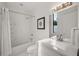 Cozy bathroom with a shower-tub combination and stylish fixtures at 1260 Brook Forest Ne Dr, Atlanta, GA 30324