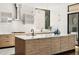 Contemporary kitchen featuring sleek cabinetry, quartz countertops, and stainless steel appliances at 1260 Brook Forest Ne Dr, Atlanta, GA 30324
