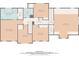 Detailed second floor plan showing bedrooms, primary bath, and layout of rooms with dimensions at 4314 Deep Springs Nw Ct, Kennesaw, GA 30144