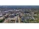 High aerial shot reveals a mix of residential and commercial areas dotted with trees under a clear sky at 720 Tannery Cmn, Alpharetta, GA 30009