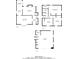 Three-story floor plan highlighting living spaces, bedrooms, bathrooms, and a garage at 3585 Ale Cir, Atlanta, GA 30344