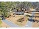 Aerial view of home on corner lot with mature landscaping at 4005 Manor House Dr, Marietta, GA 30062