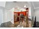 Open concept kitchen featuring granite counters, stainless appliances, and custom wood cabinets at 3777 Peachtree Ne Rd # 911, Atlanta, GA 30319