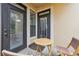 Cozy patio space with seating, a small table, and natural light, creating an inviting outdoor area at 3777 Peachtree Ne Rd # 911, Atlanta, GA 30319