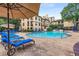 Resort-style pool with lounge chairs and umbrellas, perfect for relaxation and enjoying the outdoors at 3777 Peachtree Ne Rd # 911, Atlanta, GA 30319