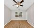Bedroom with natural light and a ceiling fan at 745 Crestwell Sw Cir, Atlanta, GA 30331