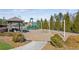 Community playground with swings, slides, and a covered picnic area offers outdoor fun for families at 2952 Perimeter Cir, Buford, GA 30519