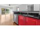 A kitchen with stainless steel appliances and an open-concept design to the living space at 10 Perimeter Summit Ne Blvd # 4312, Atlanta, GA 30319