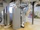 Basement featuring water heater and HVAC system, providing essential home infrastructure components at 2870 Whiteview Nw Dr, Acworth, GA 30101